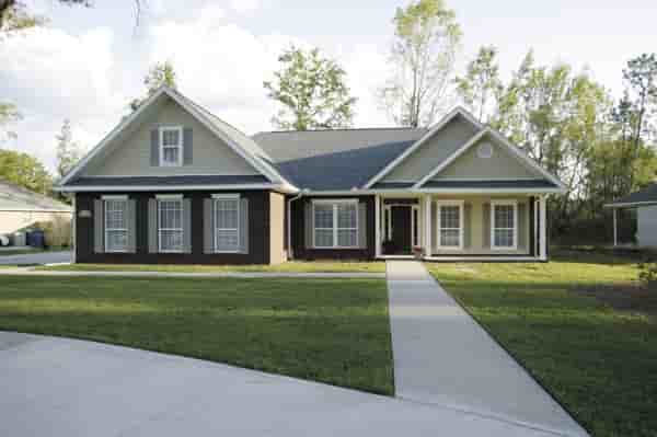 Colonial, Craftsman, One-Story, Ranch House Plan 92420 with 3 Beds, 2 Baths, 2 Car Garage Picture 1