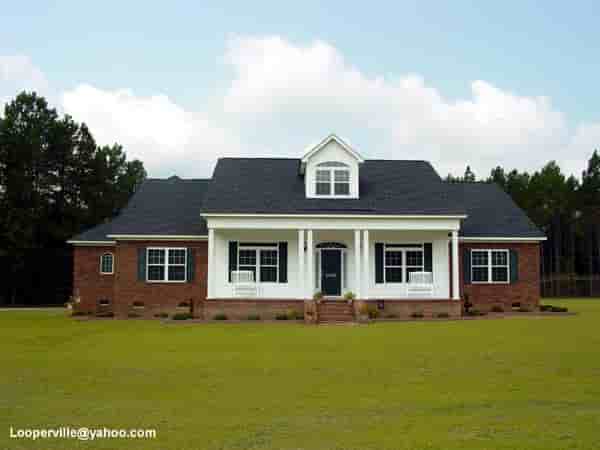 Cape Cod, Country, Farmhouse, One-Story, Ranch House Plan 92446 with 3 Beds, 3 Baths, 2 Car Garage Picture 6