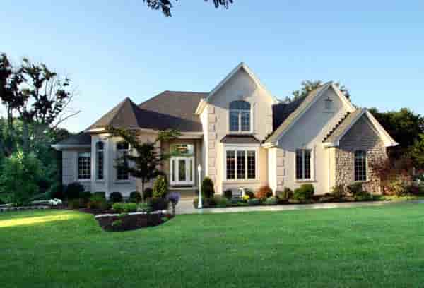 European House Plan 92651 with 4 Beds, 4 Baths, 2 Car Garage Picture 1