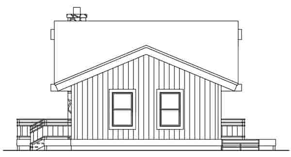 Cabin House Plan 94307 with 2 Beds, 2 Baths Picture 2