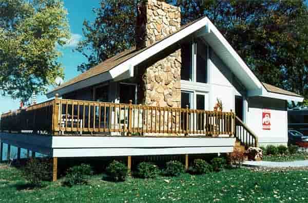 Cabin House Plan 94307 with 2 Beds, 2 Baths Picture 3