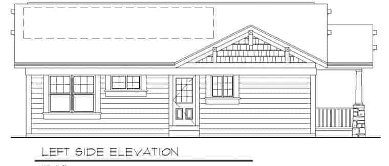 Cottage, Country, Craftsman House Plan 94371 with 3 Beds, 2 Baths Picture 1
