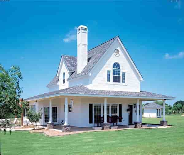 Cottage, Country, Craftsman, Farmhouse House Plan 95541 with 3 Beds, 2 Baths, 2 Car Garage Picture 1