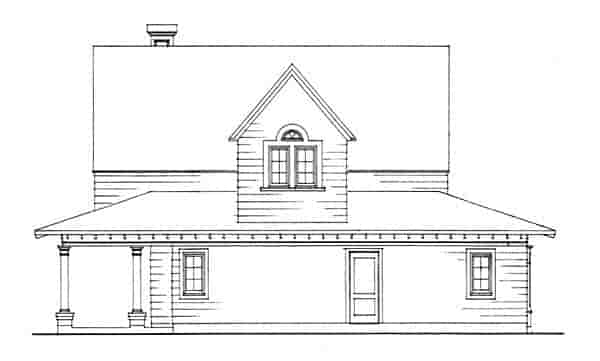 Cottage, Country, Craftsman, Farmhouse House Plan 95541 with 3 Beds, 2 Baths, 2 Car Garage Picture 5