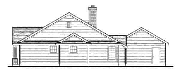 Country, Southern House Plan 95737 with 3 Beds, 2 Baths, 2 Car Garage Picture 3