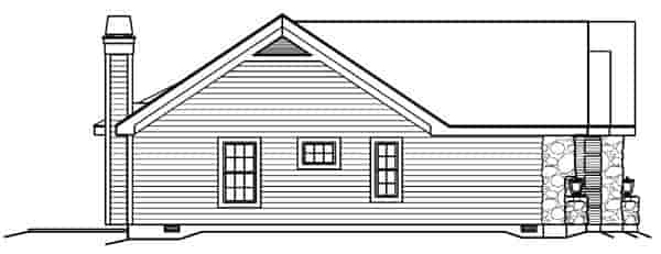 Cottage, Country, Craftsman, Ranch House Plan 95800 with 4 Beds, 2 Baths, 2 Car Garage Picture 1