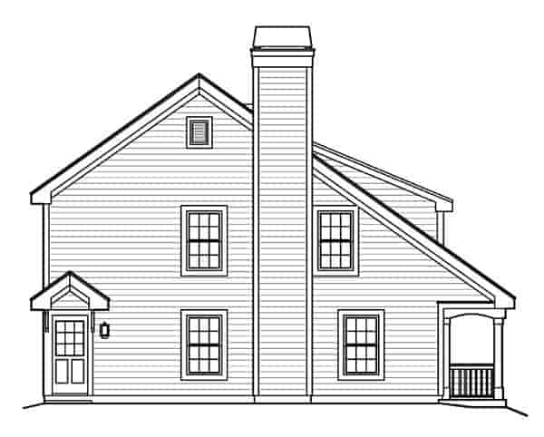 Bungalow, Cabin, Cottage, Country, Traditional House Plan 95817 with 2 Beds, 2 Baths Picture 1