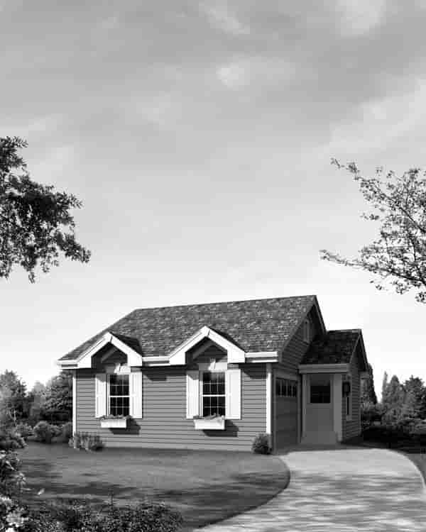 Cabin, Cottage, Ranch, Traditional House Plan 95831 with 1 Beds, 2 Baths, 1 Car Garage Picture 3