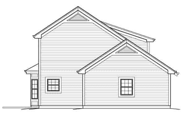 Contemporary, Country House Plan 95832 with 1 Beds, 2 Baths, 4 Car Garage Picture 1