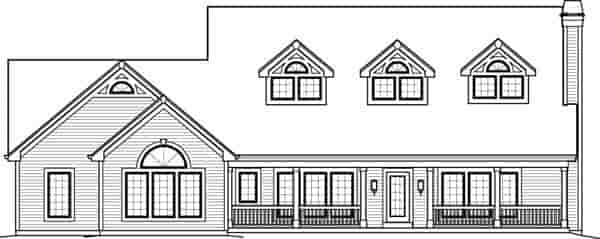 Contemporary, Country House Plan 95849 with 5 Beds, 6 Baths, 2 Car Garage Picture 4