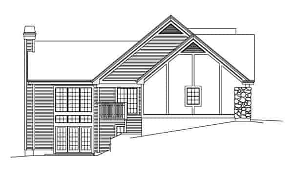 European, Ranch, Traditional, Tudor House Plan 95853 with 4 Beds, 3 Baths, 2 Car Garage Picture 1