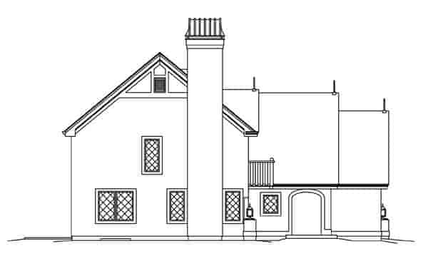 Cabin, Cottage, Craftsman, European, Tudor House Plan 95876 with 3 Beds, 3 Baths, 2 Car Garage Picture 1