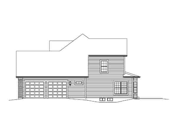 Country, Craftsman, Traditional House Plan 95898 with 3 Beds, 3 Baths, 2 Car Garage Picture 2