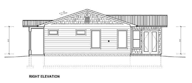 House Plan 96201 with 2 Beds, 2 Baths, 2 Car Garage Picture 1