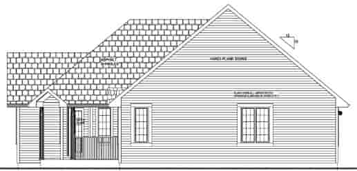 Traditional House Plan 96204 with 2 Beds, 2 Baths, 2 Car Garage Picture 2