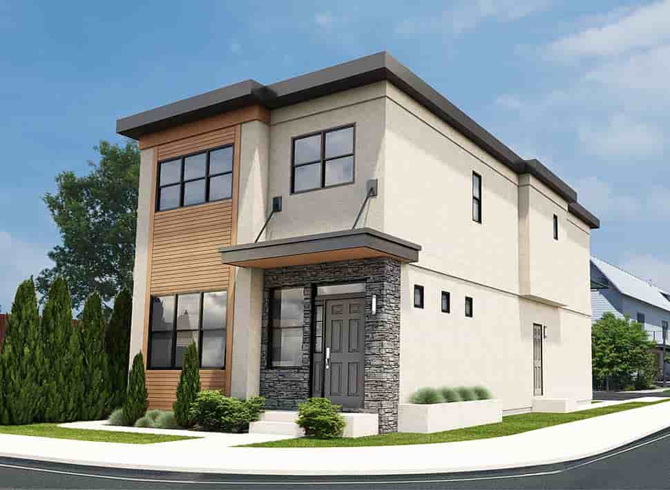 Contemporary Multi-Family Plan 96218 with 6 Beds, 4 Baths Picture 1