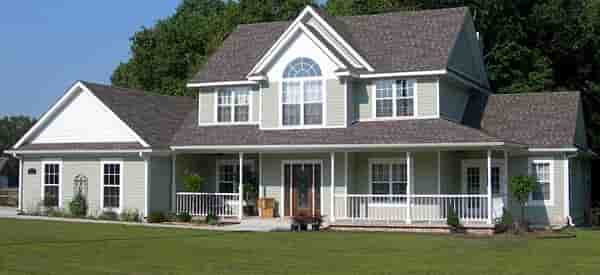 Country, Farmhouse House Plan 96833 with 4 Beds, 3 Baths, 3 Car Garage Picture 1