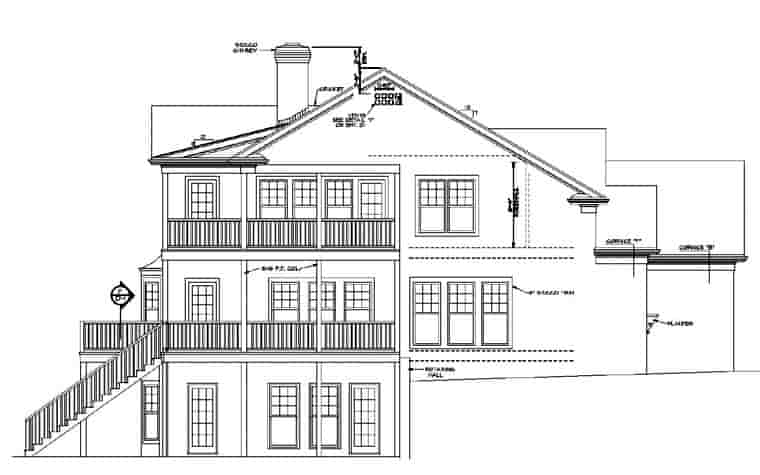 Traditional House Plan 96984 with 3 Beds, 3 Baths, 2 Car Garage Picture 2