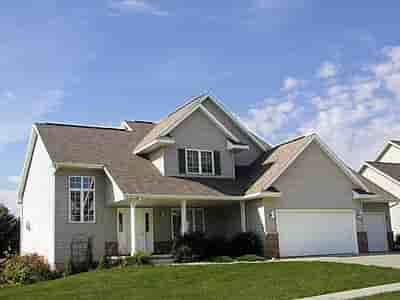 European House Plan 97137 with 3 Beds, 2 Baths, 2 Car Garage Picture 1