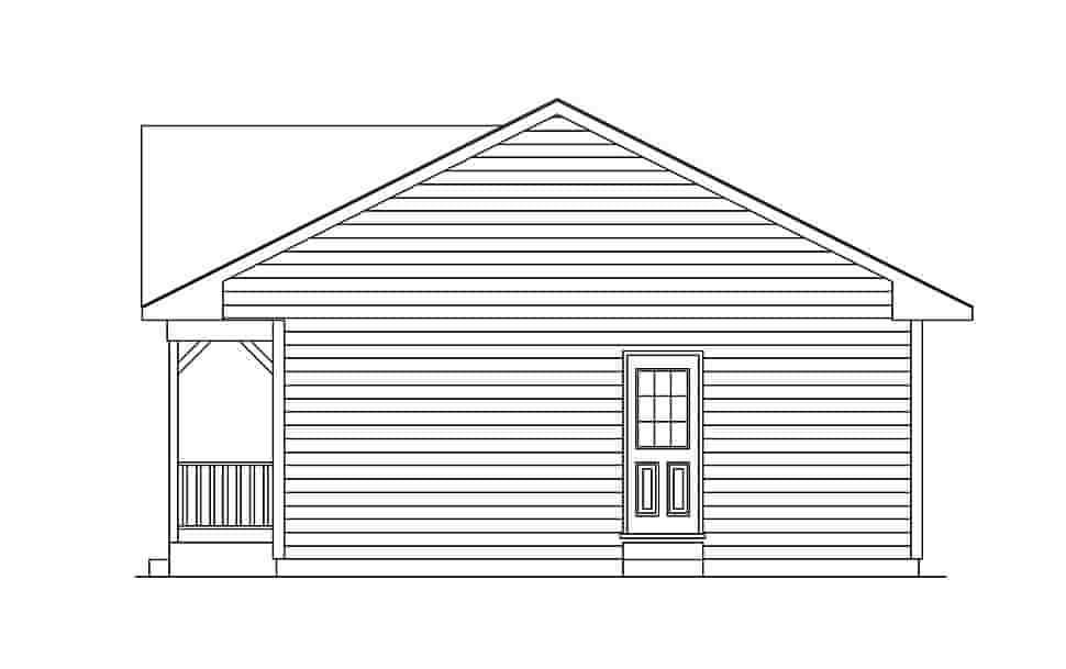 Country, Ranch House Plan 97211 with 3 Beds, 1 Baths Picture 1
