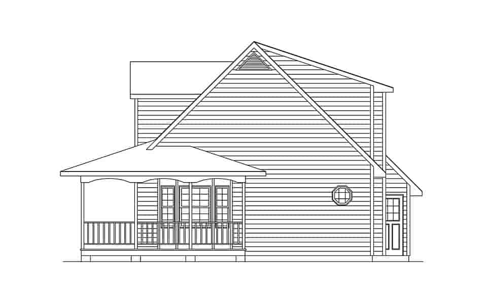 Cape Cod, Country House Plan 97213 with 3 Beds, 2 Baths, 2 Car Garage Picture 1