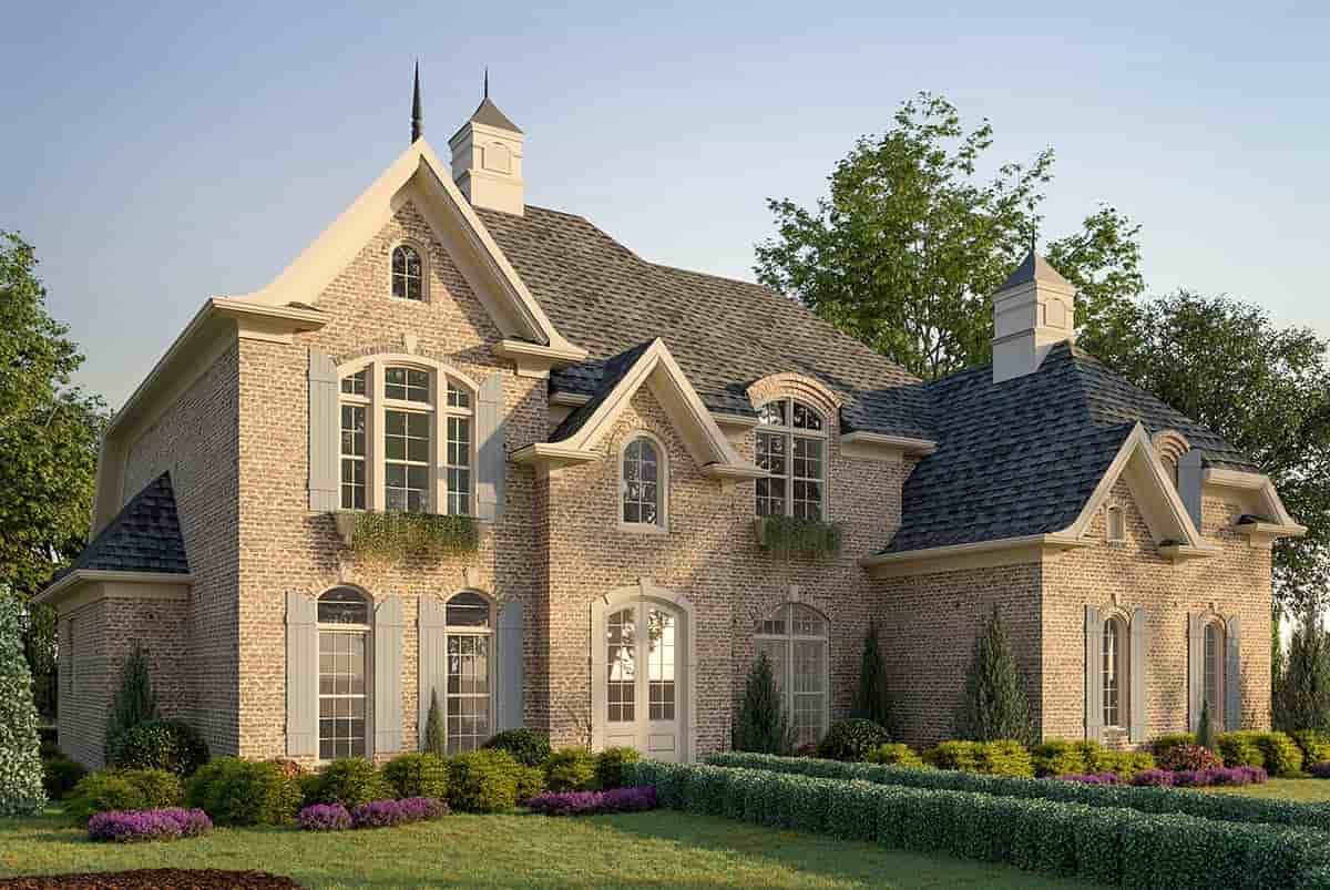 Country, European, Southern, Traditional House Plan 97615 with 4 Beds, 5 Baths, 3 Car Garage Picture 2