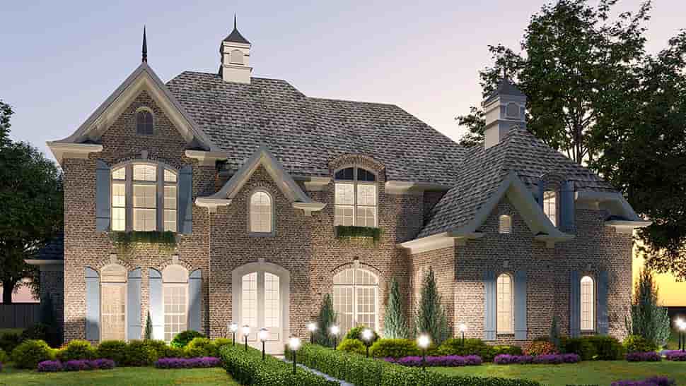 Country, European, Southern, Traditional House Plan 97615 with 4 Beds, 5 Baths, 3 Car Garage Picture 4
