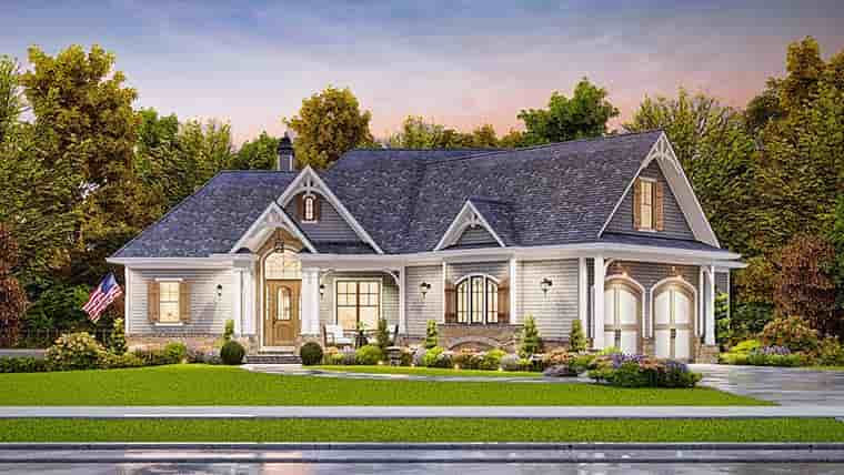 Cottage, Country, Craftsman, Southern, Traditional House Plan 97624 with 3 Beds, 2 Baths, 2 Car Garage Picture 5