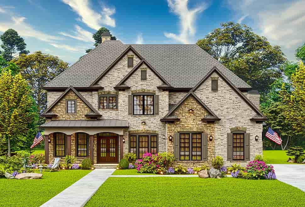 Country, European, Southern, Traditional House Plan 97627 with 5 Beds, 4 Baths, 3 Car Garage Picture 6