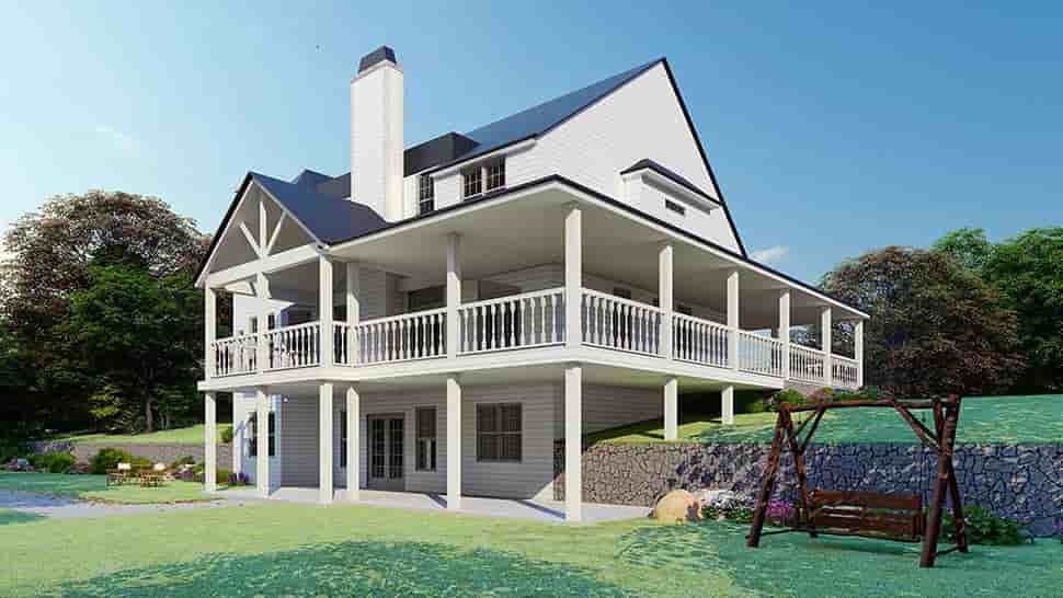 Country, Farmhouse, Ranch, Southern House Plan 97654 with 4 Beds, 5 Baths, 2 Car Garage Picture 4