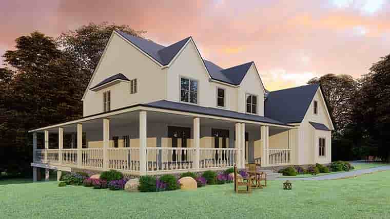 Country, Farmhouse, Ranch, Southern House Plan 97655 with 5 Beds, 4 Baths, 2 Car Garage Picture 5