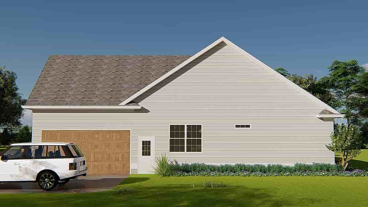 Cottage, Ranch, Traditional House Plan 97662 with 3 Beds, 2 Baths, 2 Car Garage Picture 1
