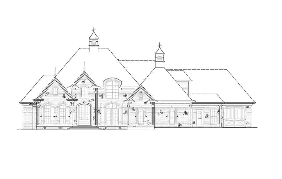 Traditional, Tudor House Plan 97681 with 4 Beds, 5 Baths, 3 Car Garage Picture 1