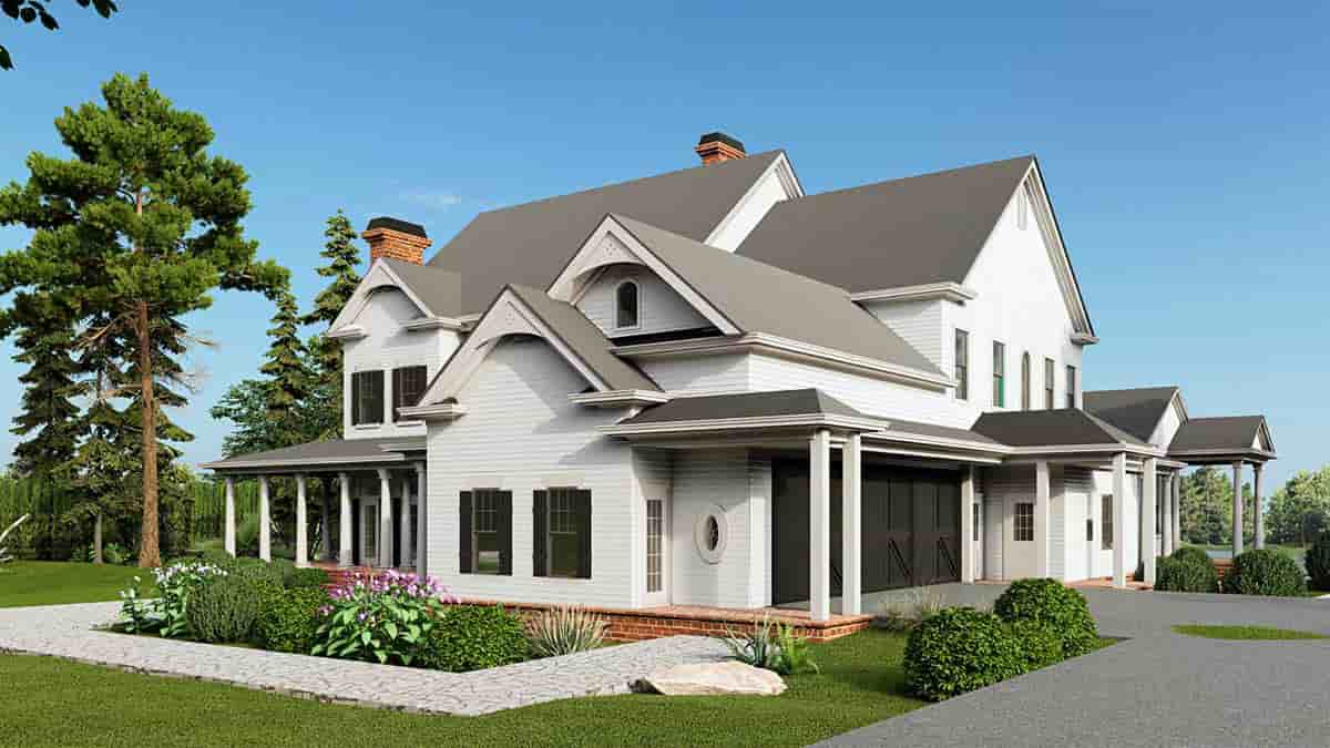 Country, Farmhouse, Southern, Traditional House Plan 97688 with 5 Beds, 6 Baths, 3 Car Garage Picture 1