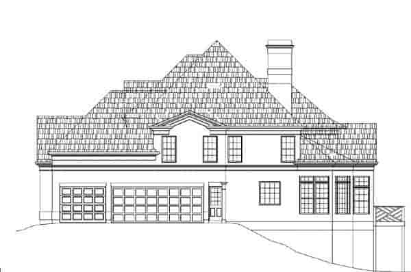 European, Greek Revival, Victorian House Plan 98226 with 4 Beds, 4 Baths, 3 Car Garage Picture 4