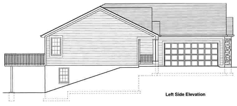Ranch House Plan 98623 with 3 Beds, 2 Baths, 2 Car Garage Picture 1