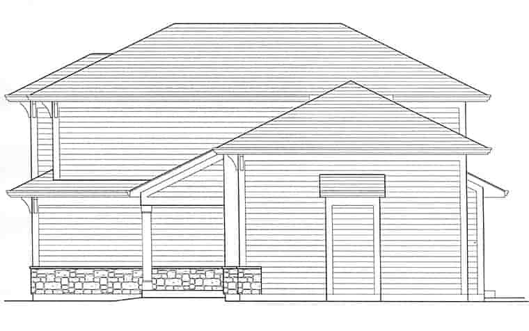 Contemporary, Cottage House Plan 98690 with 3 Beds, 3 Baths, 2 Car Garage Picture 1