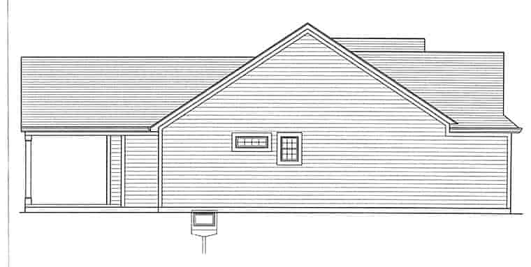 Bungalow, Cottage, Ranch House Plan 98695 with 3 Beds, 2 Baths, 2 Car Garage Picture 2