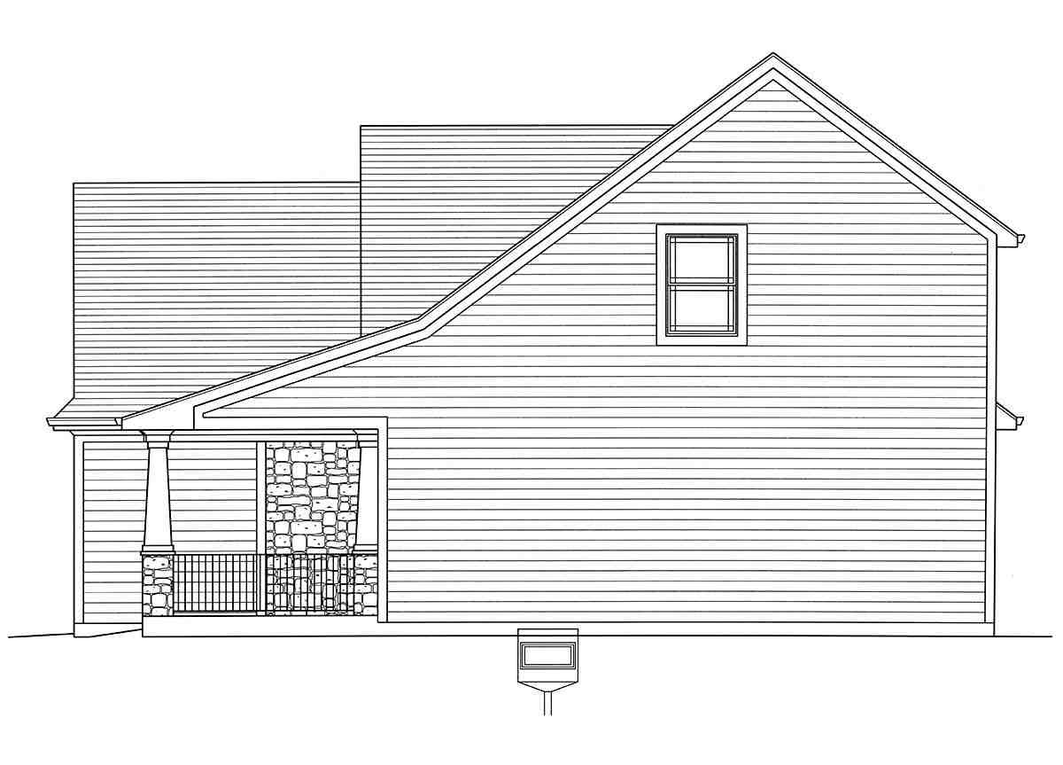 Bungalow, Cape Cod, Cottage House Plan 98698 with 4 Beds, 3 Baths, 2 Car Garage Picture 1