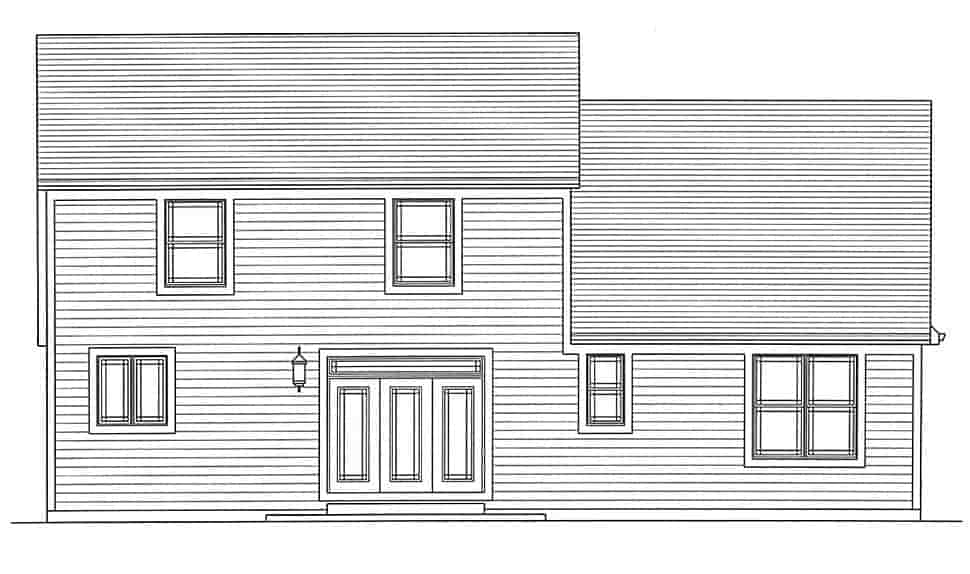 Bungalow, Cape Cod, Cottage House Plan 98698 with 4 Beds, 3 Baths, 2 Car Garage Picture 4