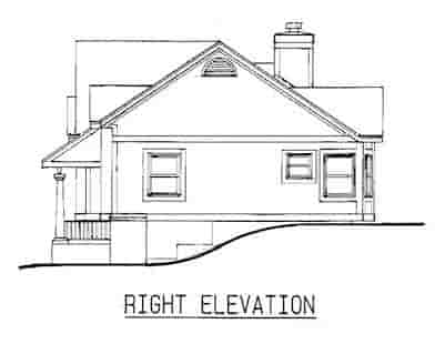 Country, One-Story House Plan 99349 with 3 Beds, 2 Baths Picture 2