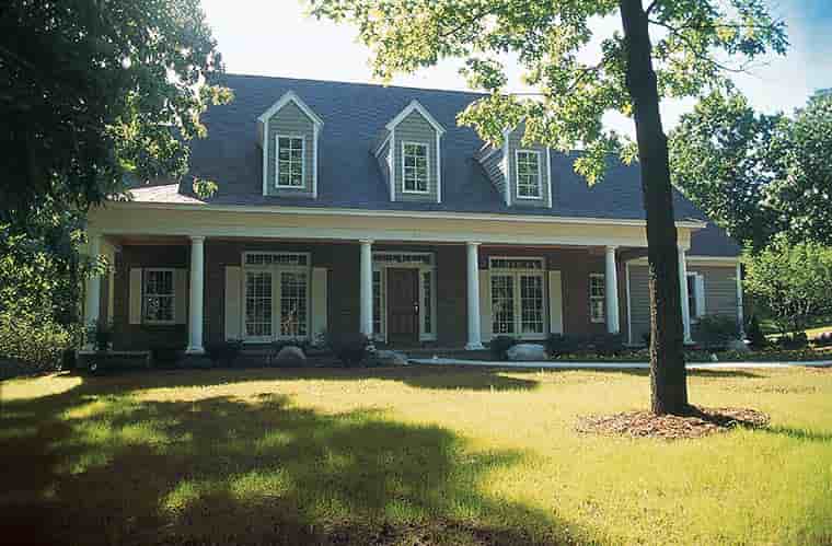 Cape Cod, Country House Plan 99425 with 4 Beds, 4 Baths, 3 Car Garage Picture 3