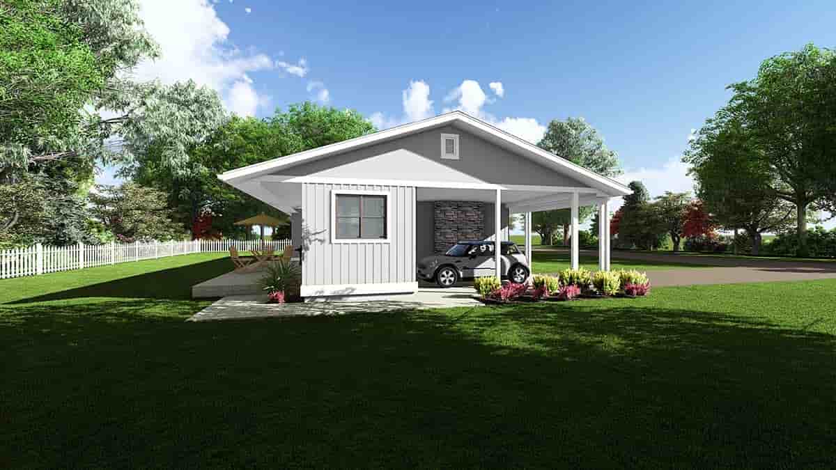 Bungalow, Country, Farmhouse, One-Story, Ranch House Plan 99919 with 3 Beds, 2 Baths, 1 Car Garage Picture 2
