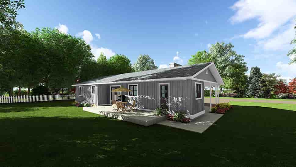 Bungalow, Country, Farmhouse, One-Story, Ranch House Plan 99919 with 3 Beds, 2 Baths, 1 Car Garage Picture 6