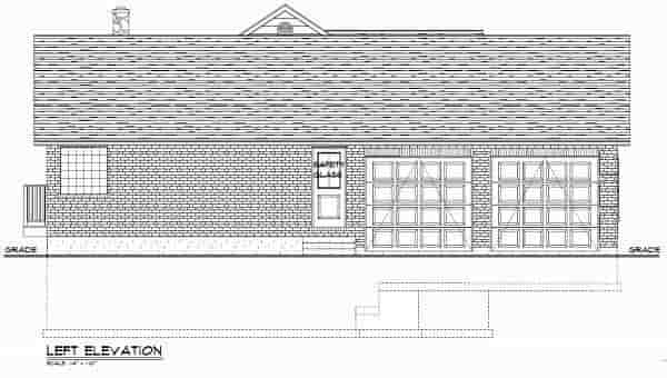 Cape Cod, Country, Southern House Plan 99923 with 3 Beds, 3 Baths, 2 Car Garage Picture 1