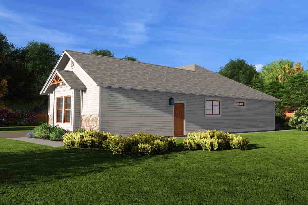 Bungalow, Craftsman House Plan 99944 with 3 Beds, 2 Baths, 2 Car Garage Picture 1