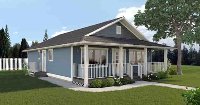 Country, Ranch House Plan 99960 with 3 Beds, 2 Baths Picture 2