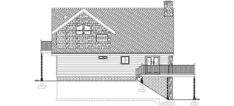 Contemporary, Traditional House Plan 99961 with 3 Beds, 2 Baths Picture 1