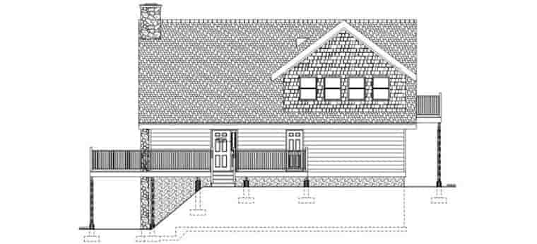 Contemporary, Traditional House Plan 99961 with 3 Beds, 2 Baths Picture 2