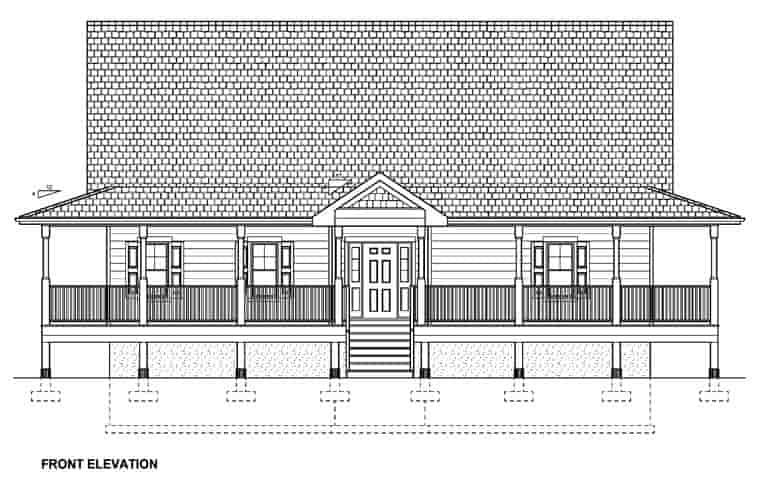 Country House Plan 99964 with 3 Beds, 4 Baths Picture 3